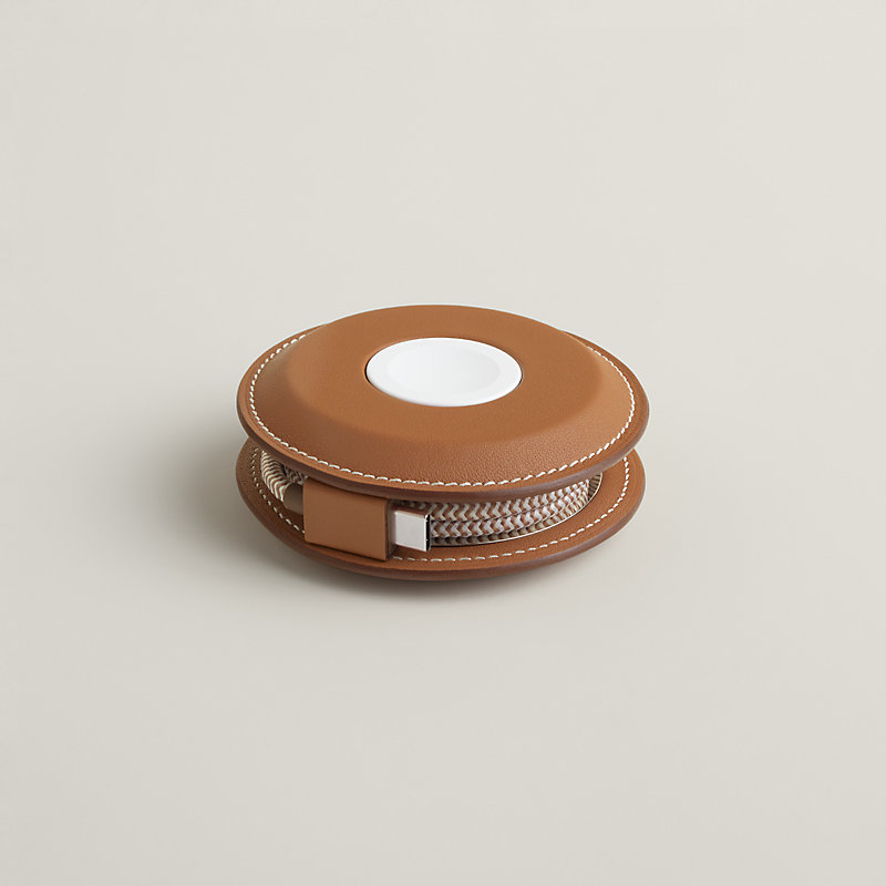 超レア HERMES エルメス パドックポーチ テラコッタ 正規品 幻の逸品 充電器 《パドック・ヨーヨー》＆ポーチ 《グラン・パドック